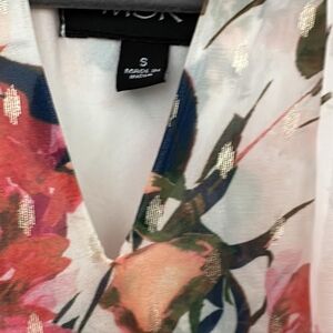 Floral V-Neck Blouse, New